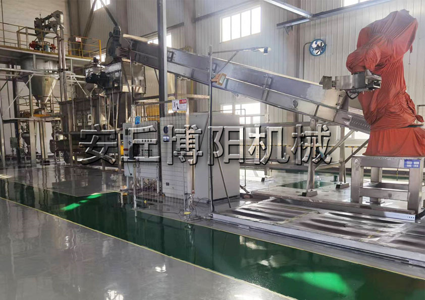 安丘博陽(yáng)機(jī)械氧化鋁自動(dòng)機(jī)械手拆包機(jī)能實(shí)現(xiàn)全自動(dòng)化嗎？