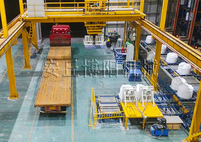 氯酸鈉全自動噸袋裝車機主要機構和工作流程是什么？